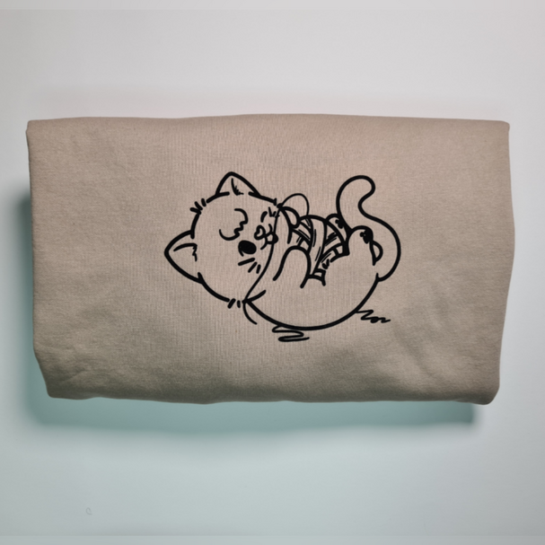 Dobbiesstitchery Kitten Taupe